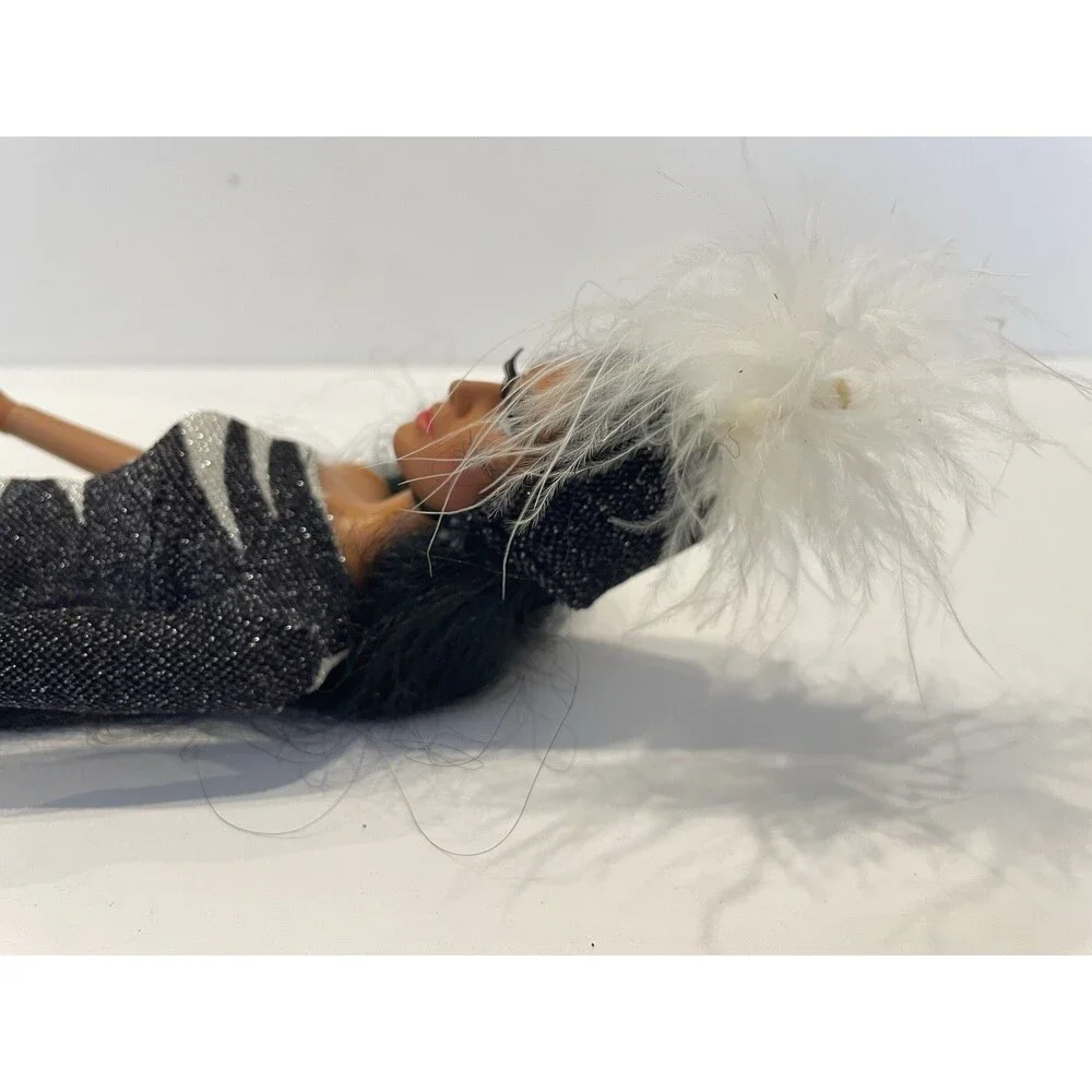 Vintage 1976 Mego Cher Doll in Electric Feathers Dress 12” Cher doll Rare